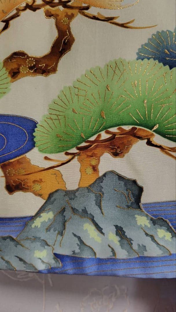 RK415アンティーク子供着物着丈97センチ裄丈45センチ長襦袢付き綺麗美品