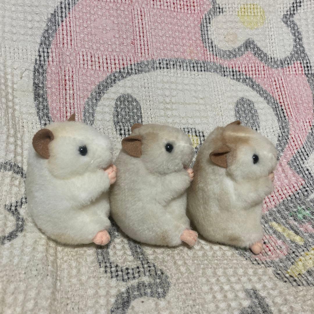 セキグチ ハムスター ぬいぐるみ 3コセット 中古品 - メルカリ