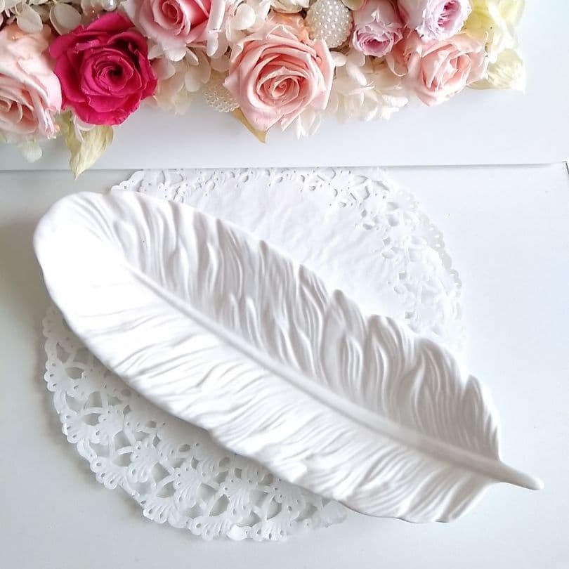 アロマストーン羽トレーホワイト