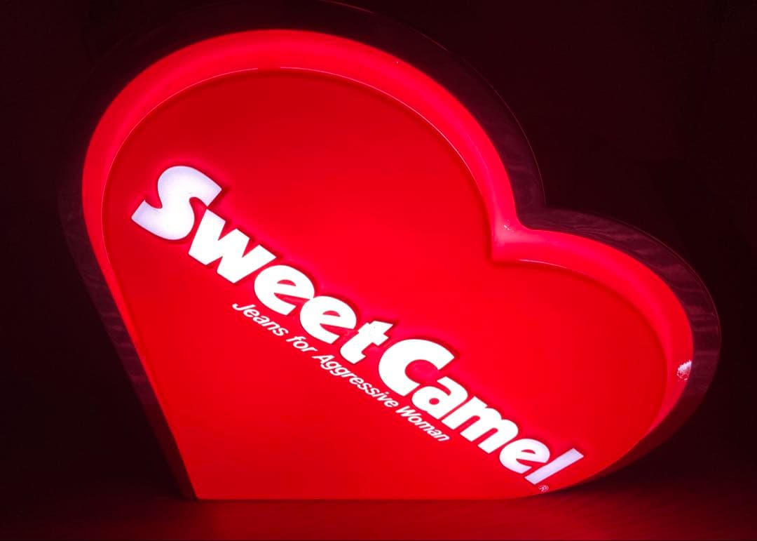 Sweet Camel 電飾看板 スゥィートキャメル非売品 ヴィンテージ超レア物