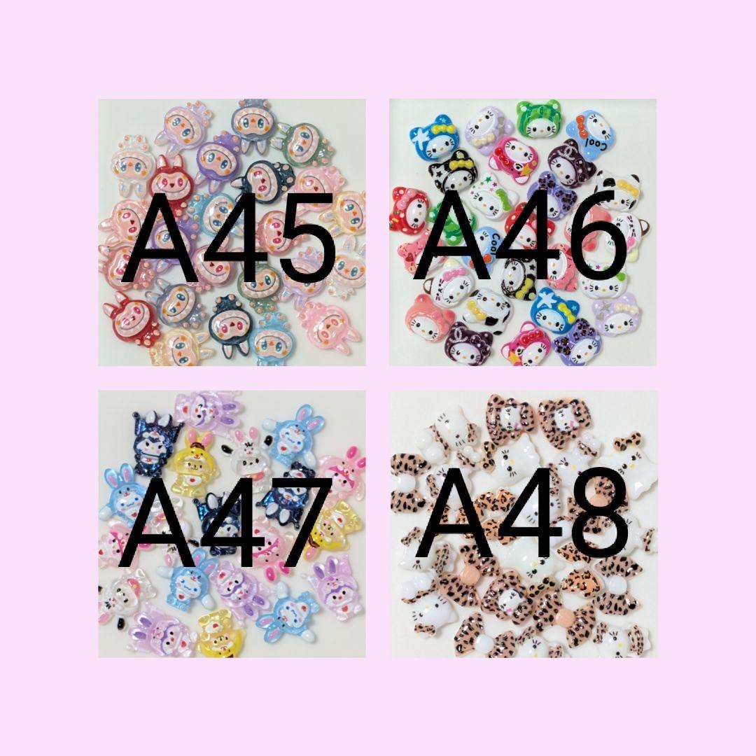 ネイルパーツ　在庫紹介4〈A37〜A48〉