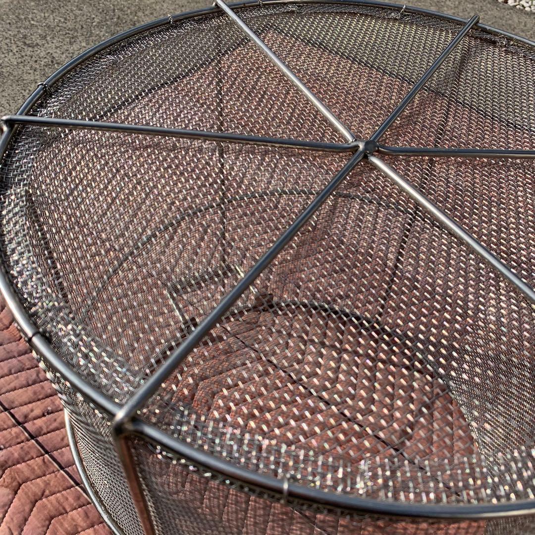 寸胴用　直径395mm スープ取りザル　カゴ　ステンレス製