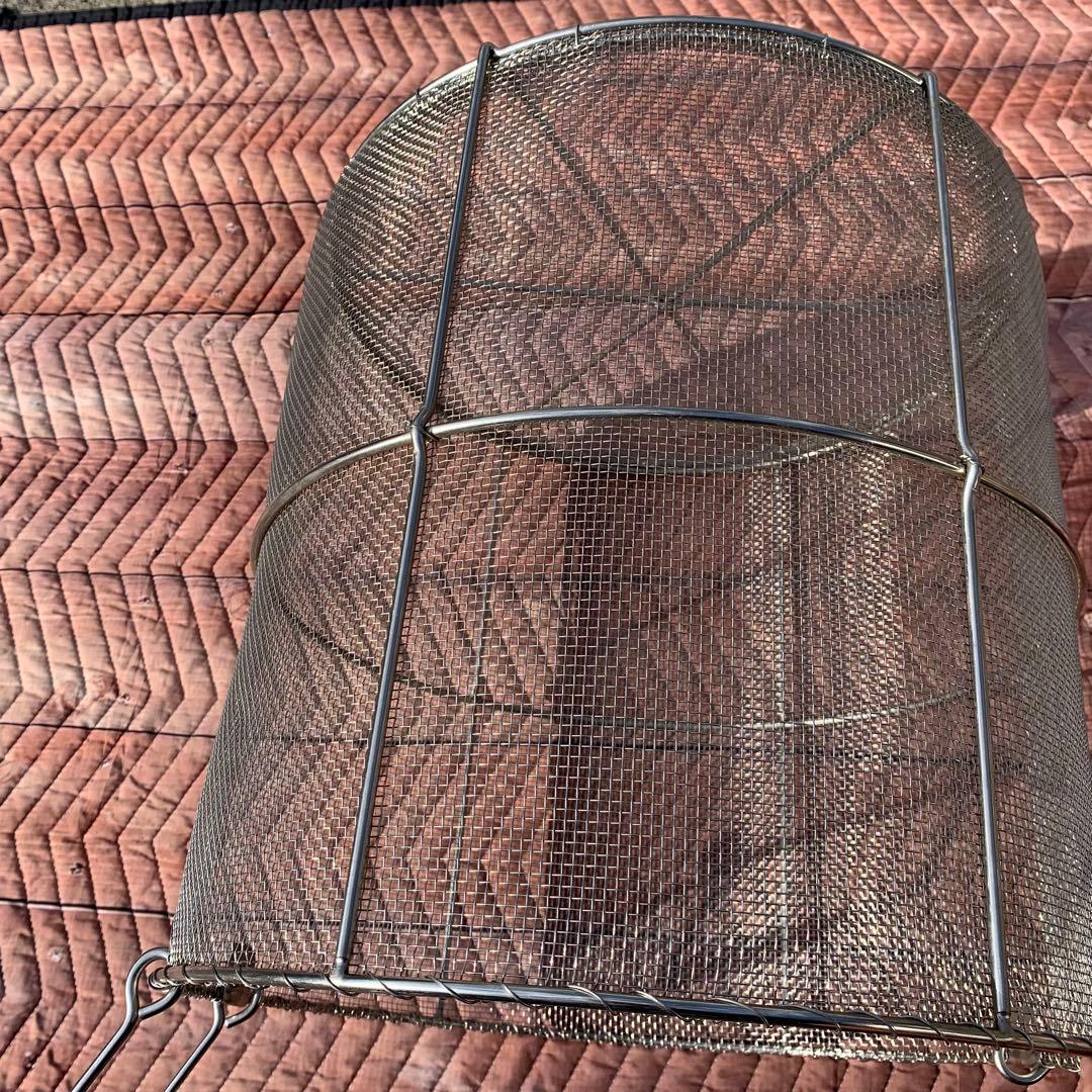 寸胴用　直径395mm スープ取りザル　カゴ　ステンレス製