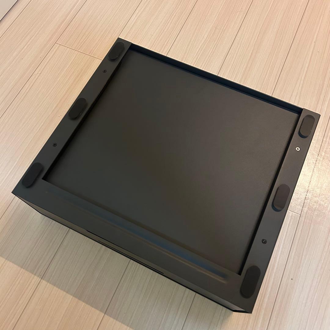 【お買い得】山崎実業　tower レンジ台　レンジ下収納　ブラック