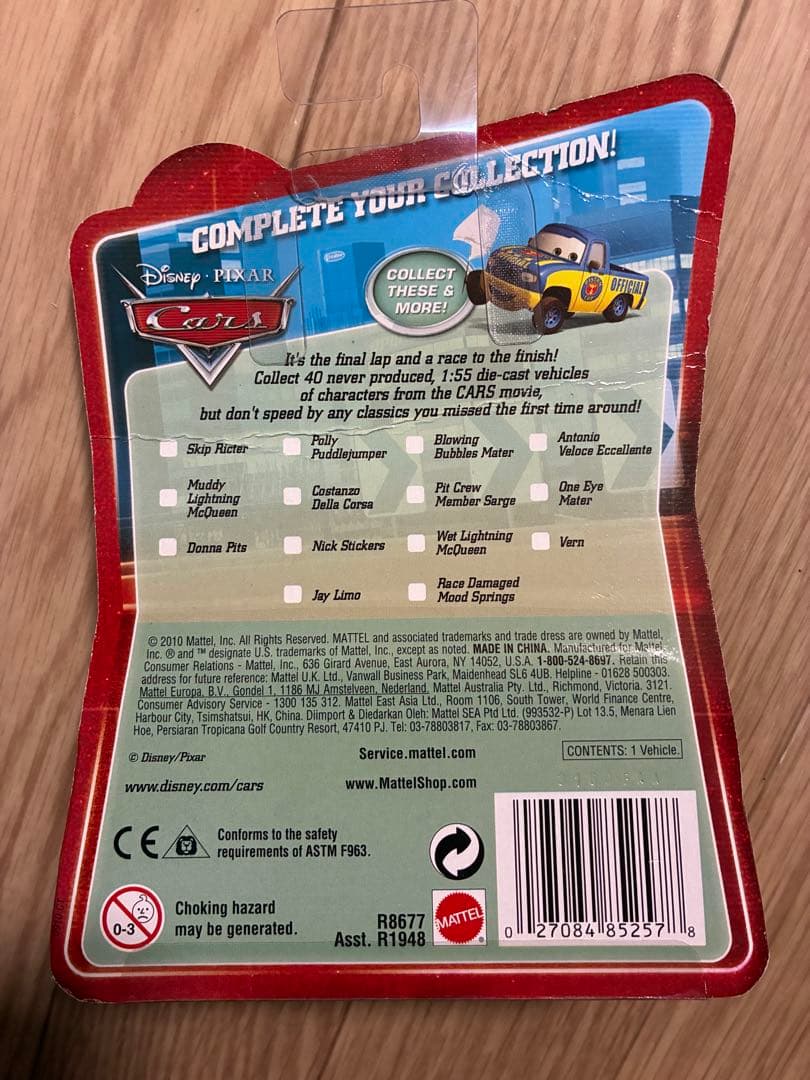 ミニカー Cars Derek \"Decals\" Dobbs