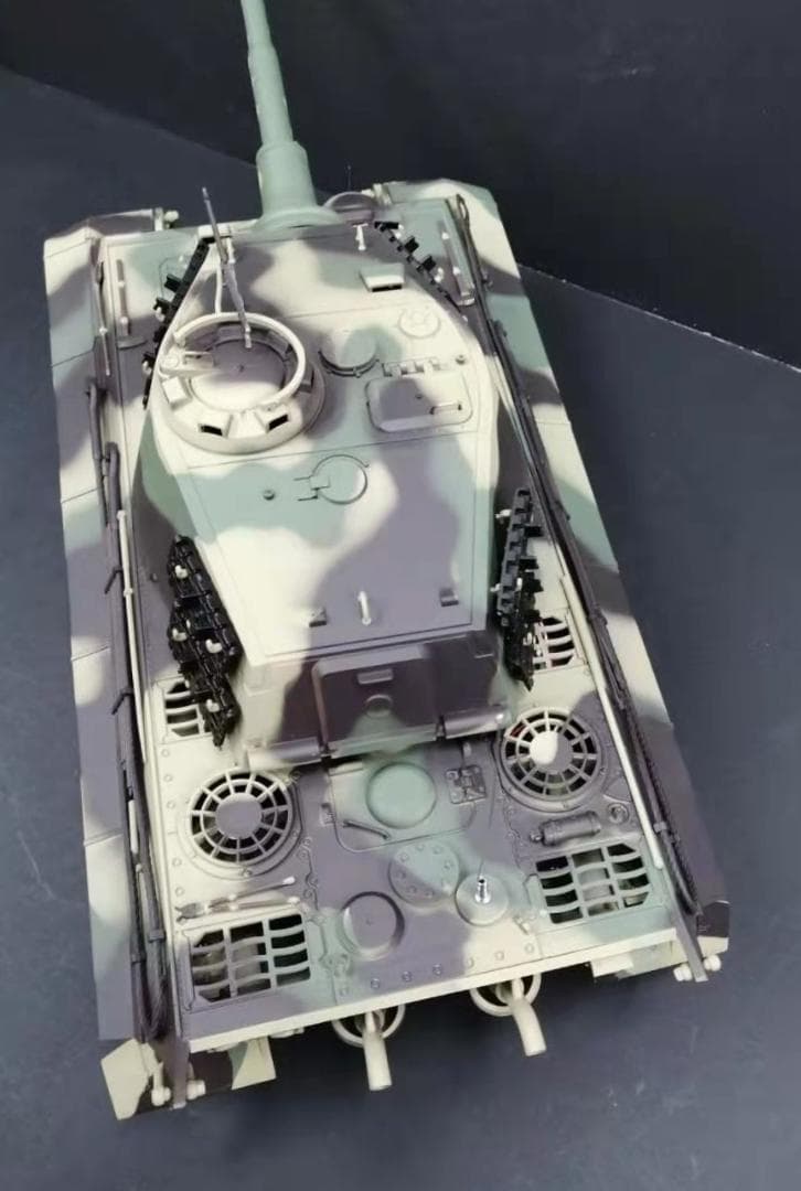 1/16戦車ラジコン 独キングタイガー ヘンロン基盤7.0 3888A-1 - メルカリ