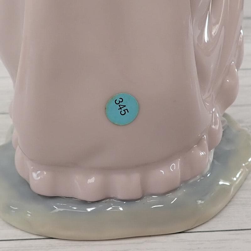 RU-6179 リヤドロ フィギュリン 「花のバスケット」20250809 - メルカリ