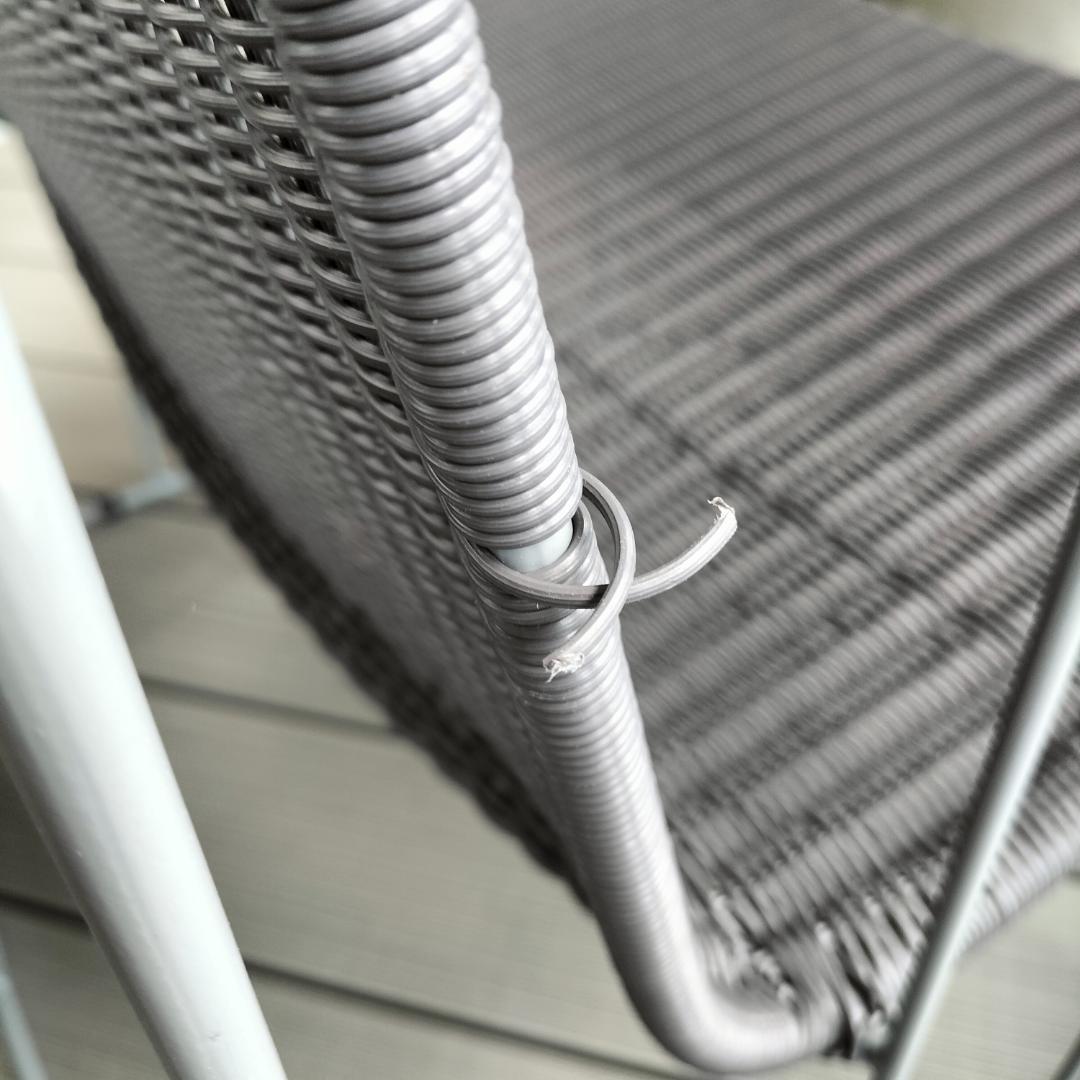 ガーデンチェア1脚◆バルコニー◆屋外◆展示品(JTH06-i)