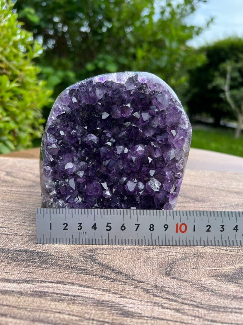 A59 高品質アメジストドーム パワーストーン 紫水晶 天然石 置き物