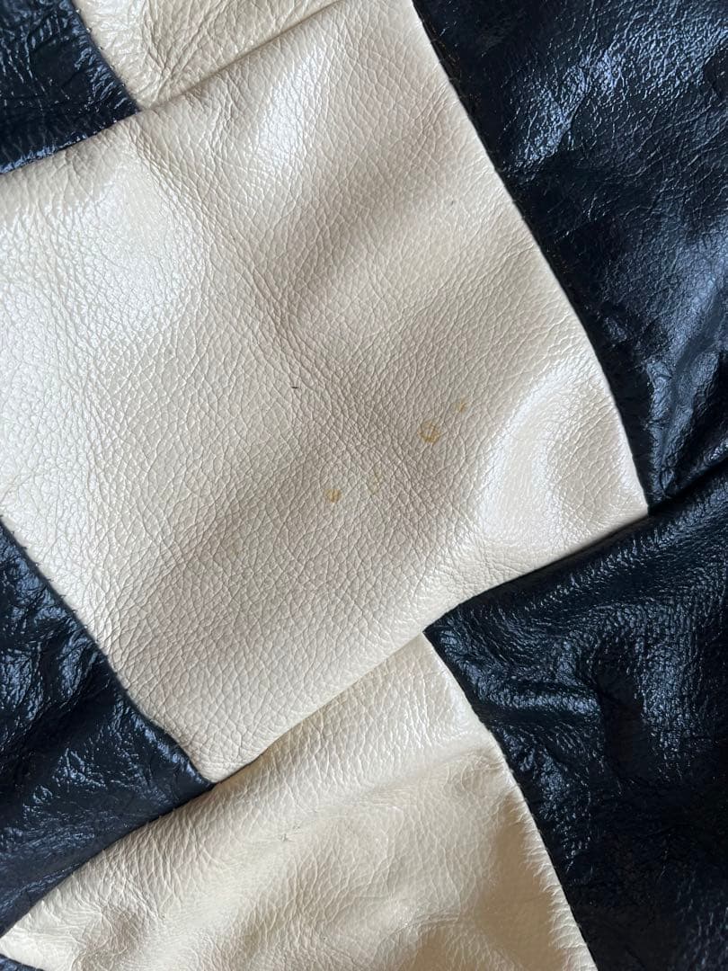 【値下げ】ビーズソファ　1人掛け　革製