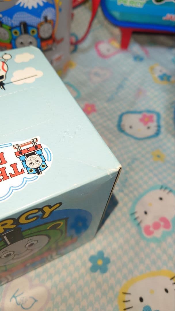 セット きかんしゃトーマス キャリーバック ティッシュ ポップコーンバゲット他