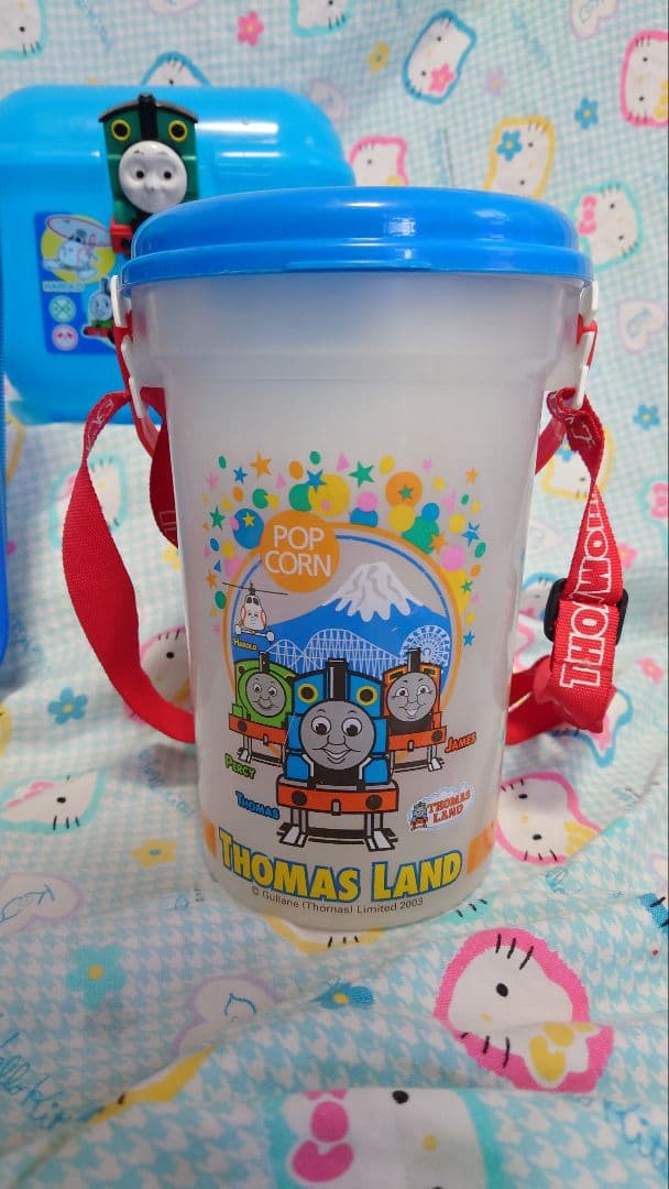 セット きかんしゃトーマス キャリーバック ティッシュ ポップコーンバゲット他