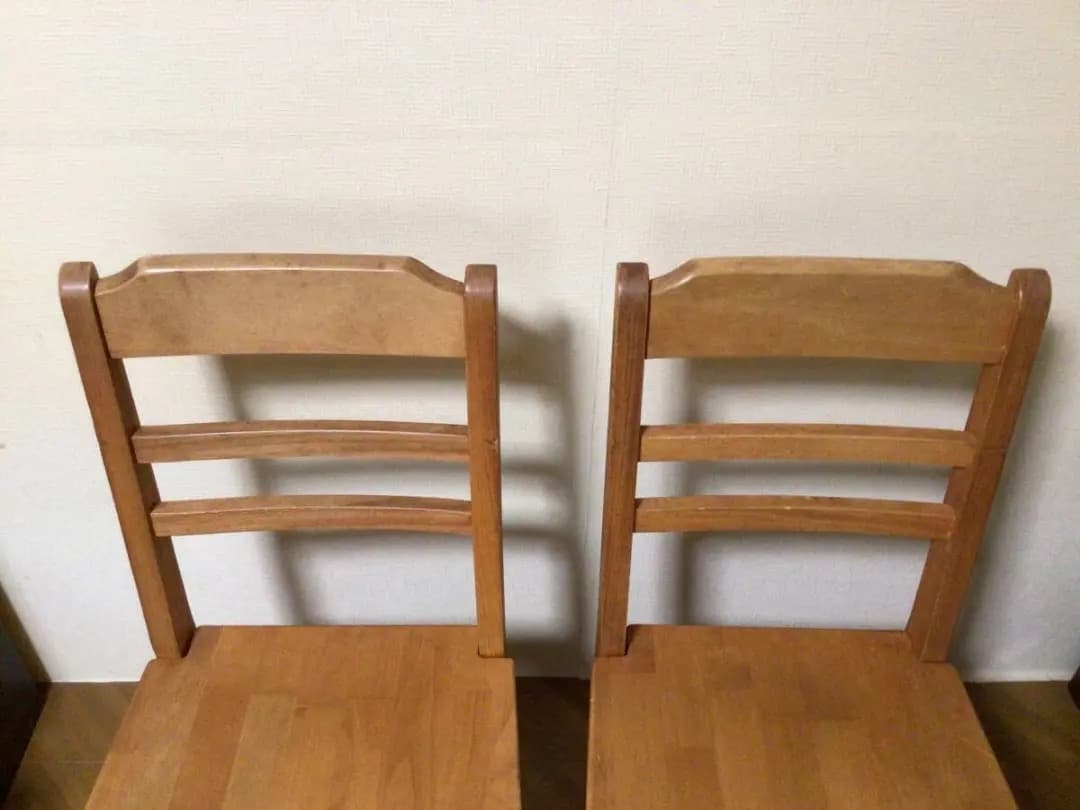 メリーちゃん専用 カントリー調 木製 イス チェア ダイニング 2脚