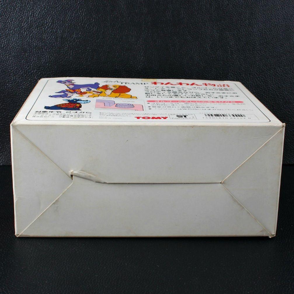 レア【昭和レトロ】ヴィンテージ　わんわん物語 レディ&トランプ オルゴールテレビ