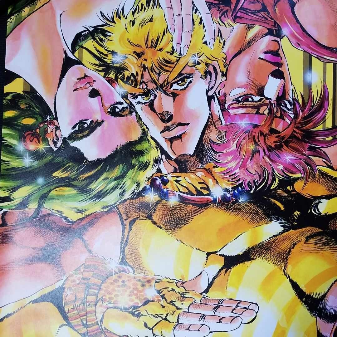 ジョジョ展 2部 B2ポスター 戦闘潮流 シーザー ジョセフ リサリサ荒木