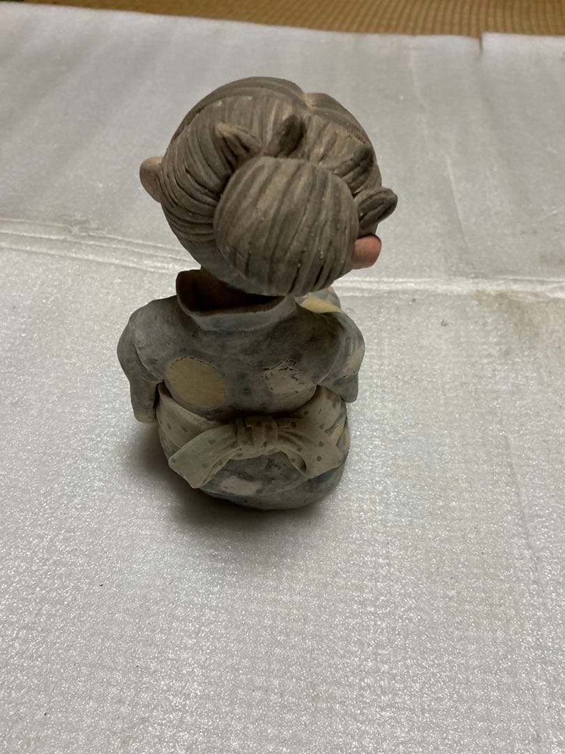 2002年／「つきうさぎ」陶器人形作家・そう。【新品未使用品】。