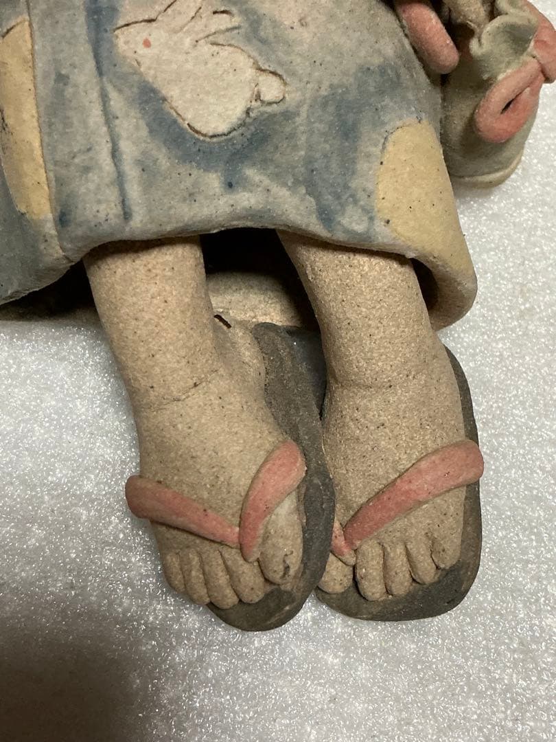 2002年／「つきうさぎ」陶器人形作家・そう。【新品未使用品】。