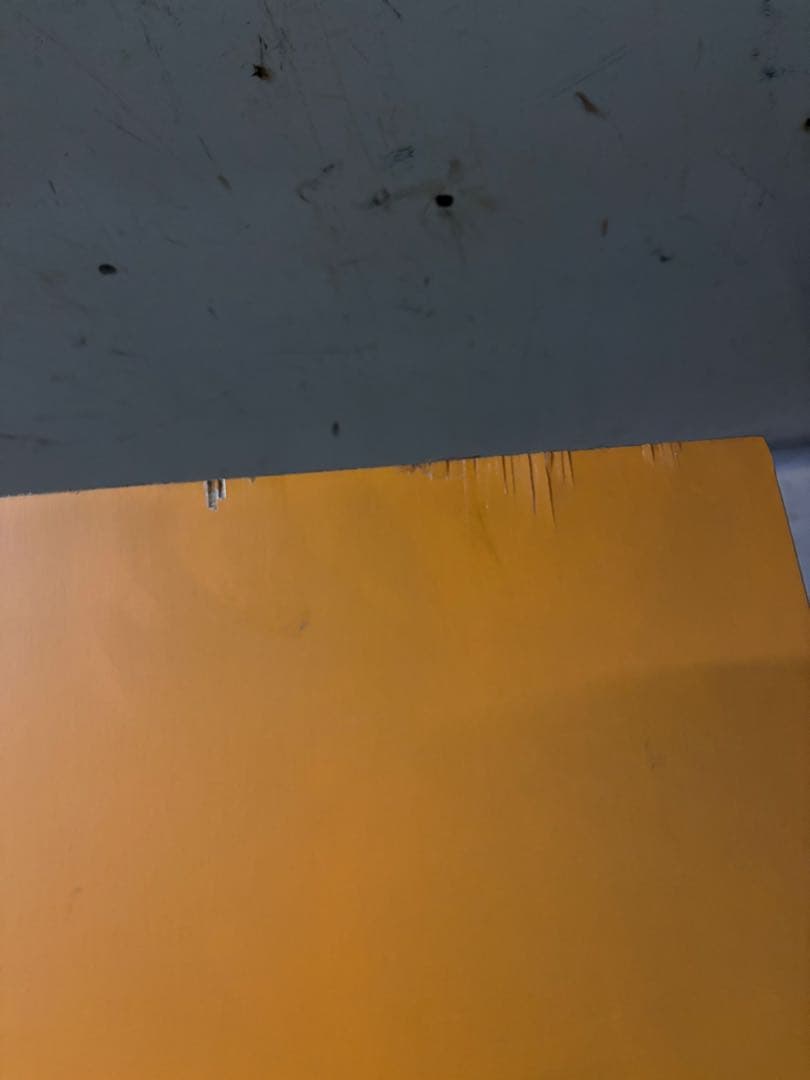 食器棚 昭和レトロ レトロポップ オレンジ イエロー キャビネット 収納棚 本棚