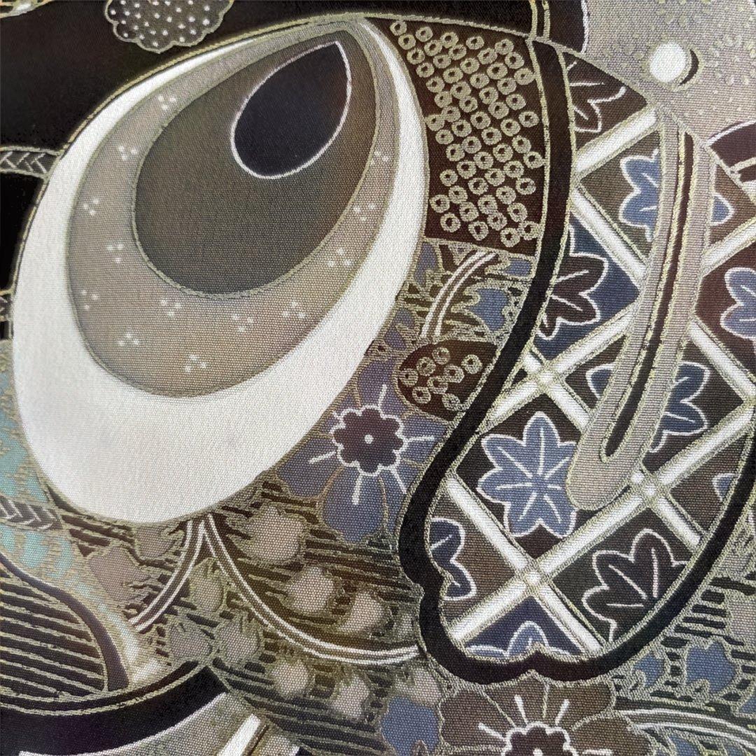 No.18 正絹　男の子お祝い着のしめ　長襦袢付き 七五三