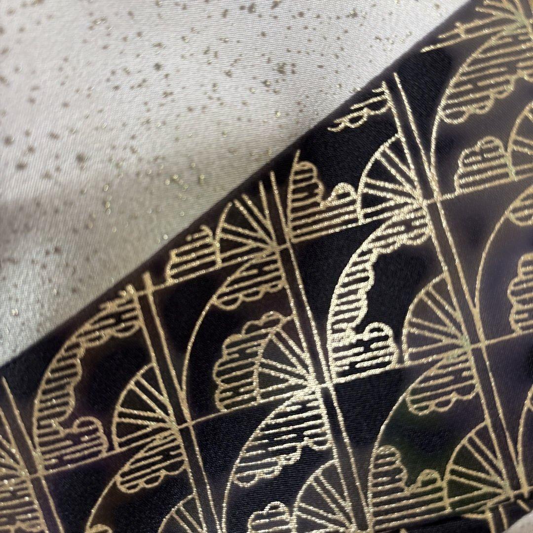 No.18 正絹　男の子お祝い着のしめ　長襦袢付き 七五三