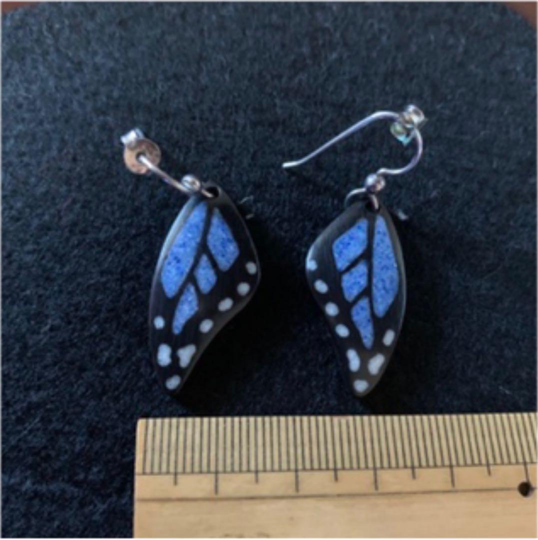 マライカ ラピスラズリインレイ天然石ピアス