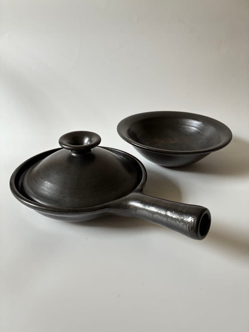 松田美智子　自在道具　ななかまど小鍋揃え　一人用土鍋　2人分セット