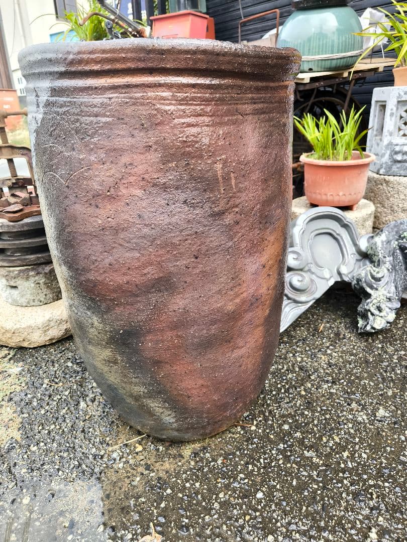 骨董　古備前　備前焼　大壺　時代物　引取り限定