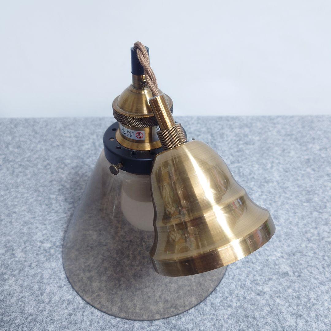 クリアガラス ゴールド ペンダントライト E26