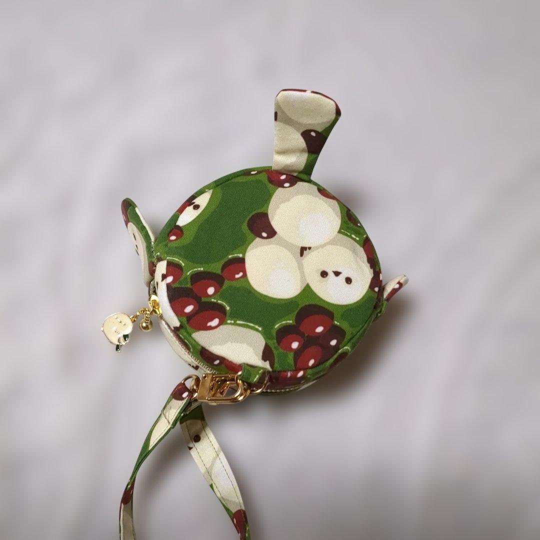 新柄…ユキエモンアニバーサリーパッチワーク ブルー系…コロンと猫ポーチ