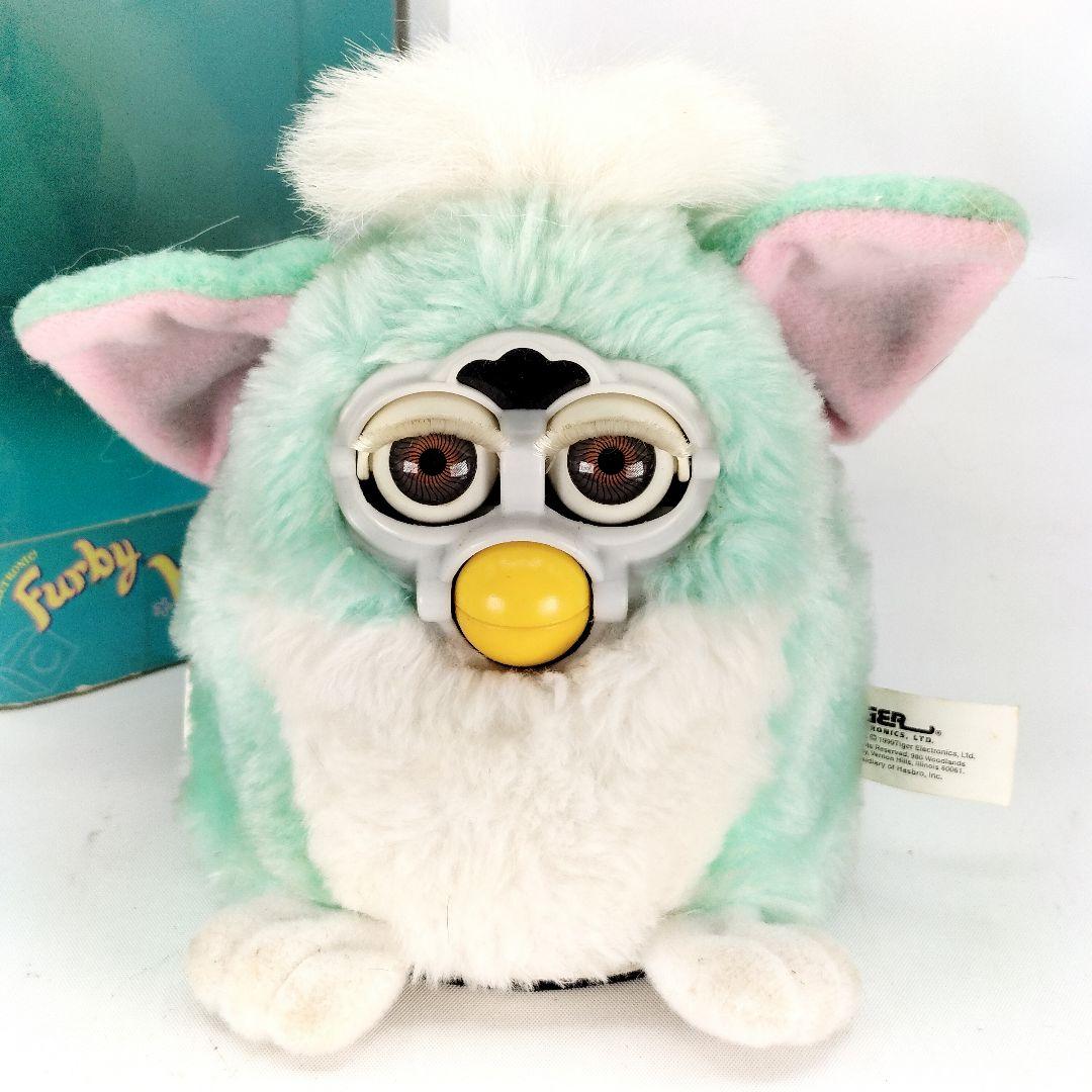 英語版 ファービーベイビー ブルー 水色 当時物 平成レトロ ジャンク品
