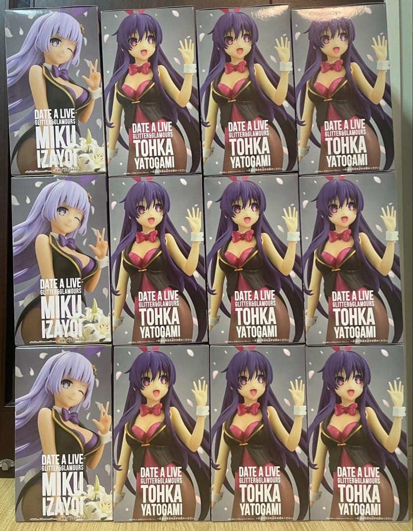 フィギュアまとめ売り12個　デート・ア・ライブ GLITTER&GLAMOURS