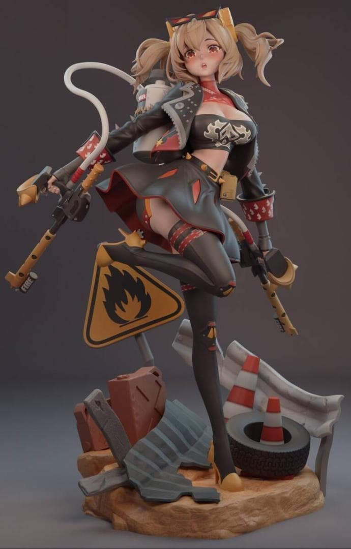 バーニス　ホワイト ゼンレスゾーンゼロ　ゼンゼロ　27ｃｍ　未塗装未組立