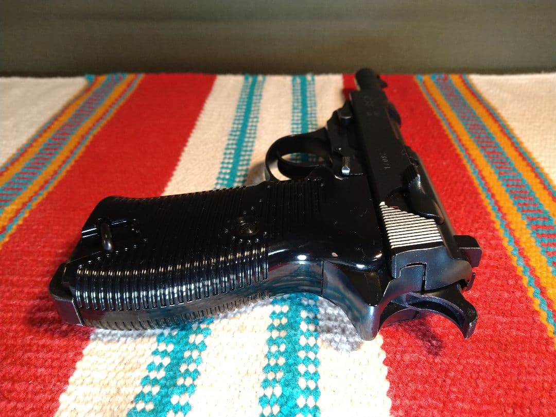 希少な美品！マルゼン ワルサーP38 キャロム社モリブデンブルー