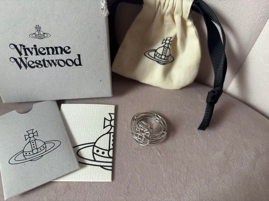 Vivienne Westwood シルバーリング ポーチ付き 9号
