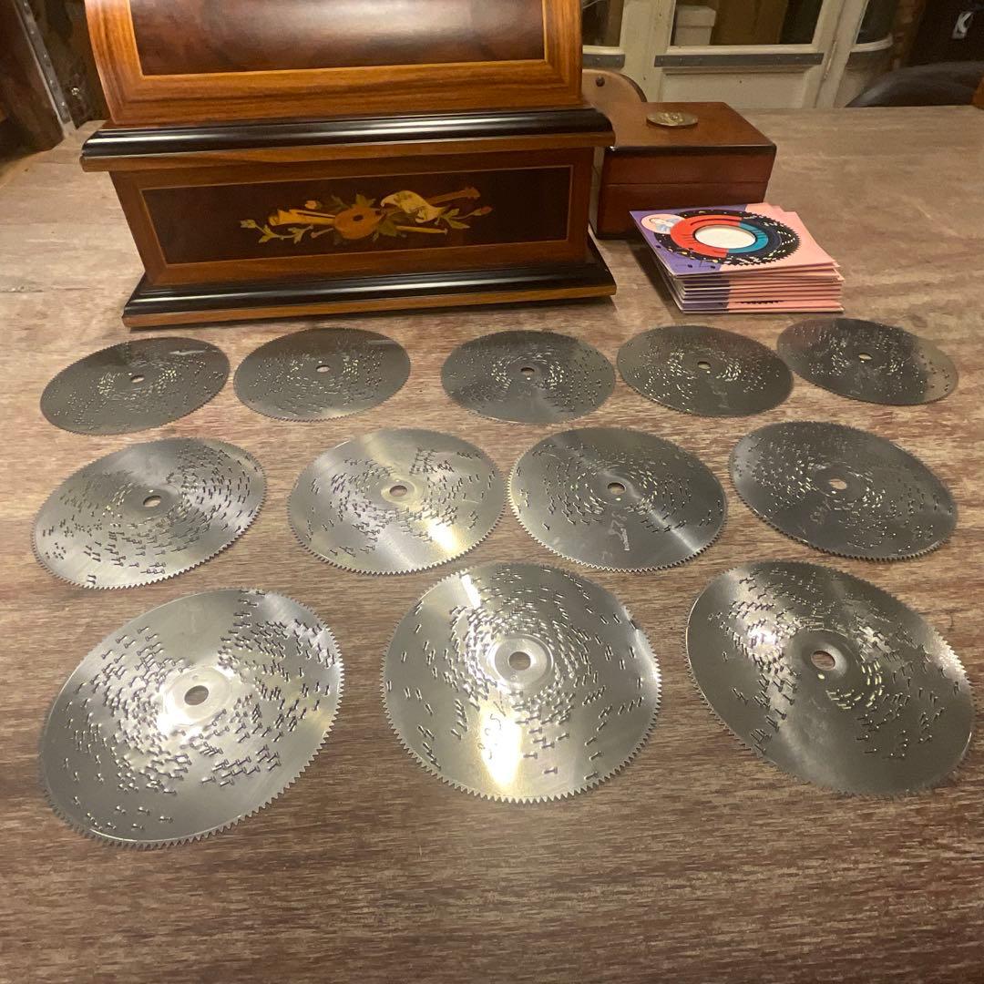 美品！REUGE リュージュ ディスク交換式 ドーム型 オルゴール 動作確認済