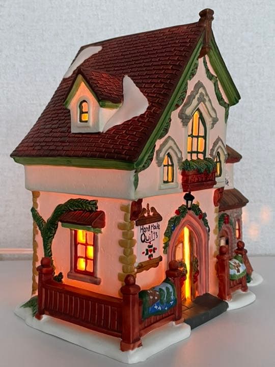 ミニチュア　ドールハウス　ライト　　　　　「パッチワークキルト屋さん」