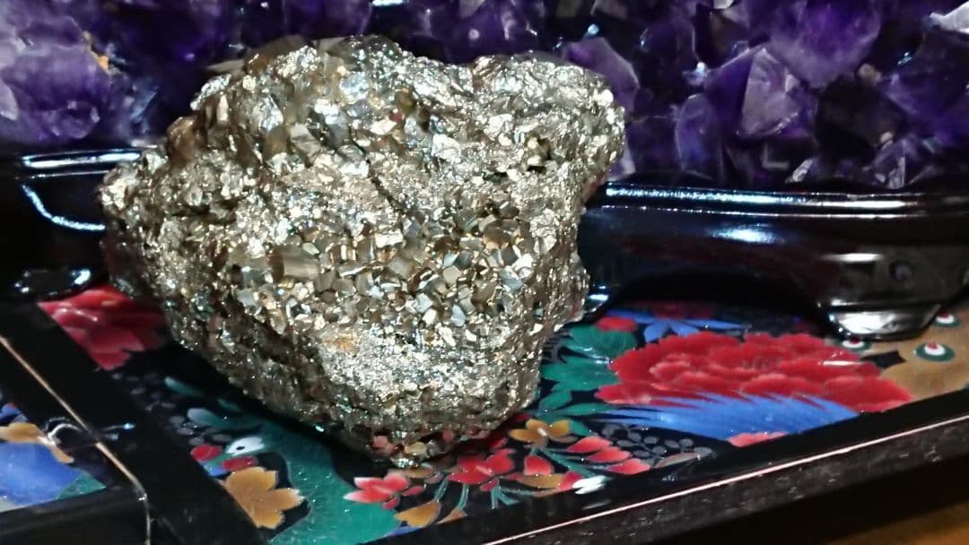 パイライト ペルー産 最高品質  強力な邪気祓い、攻撃や悪意を跳ね返す、危機回避