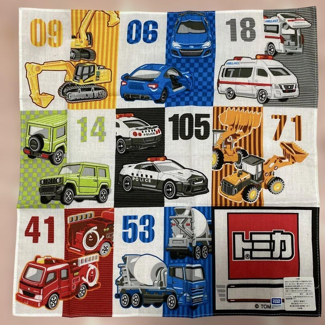 トミカ 車両イラスト ハンカチ - メルカリ