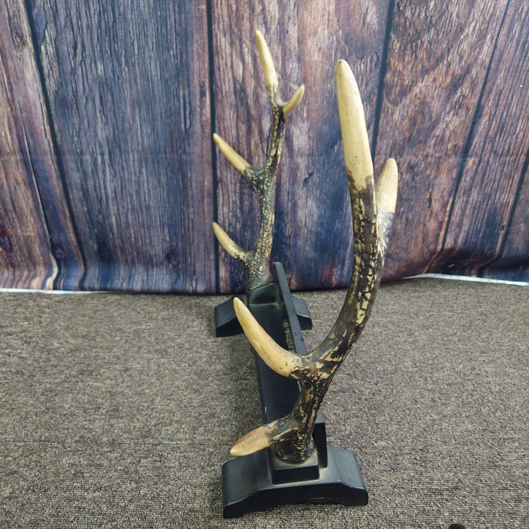 日本刀 鞘付き模造刀 大小2本セット 刀掛け鹿の角セット 観賞用