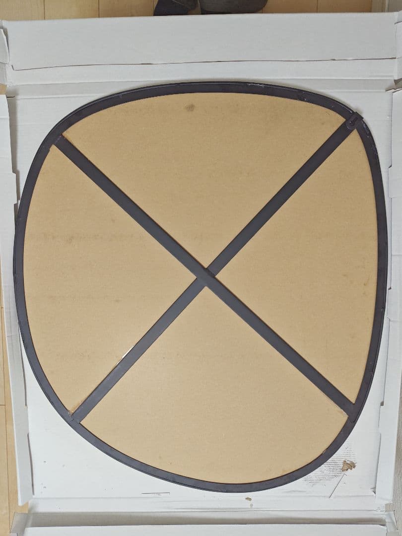 大きめ角丸ミラー 取り付け金具付き