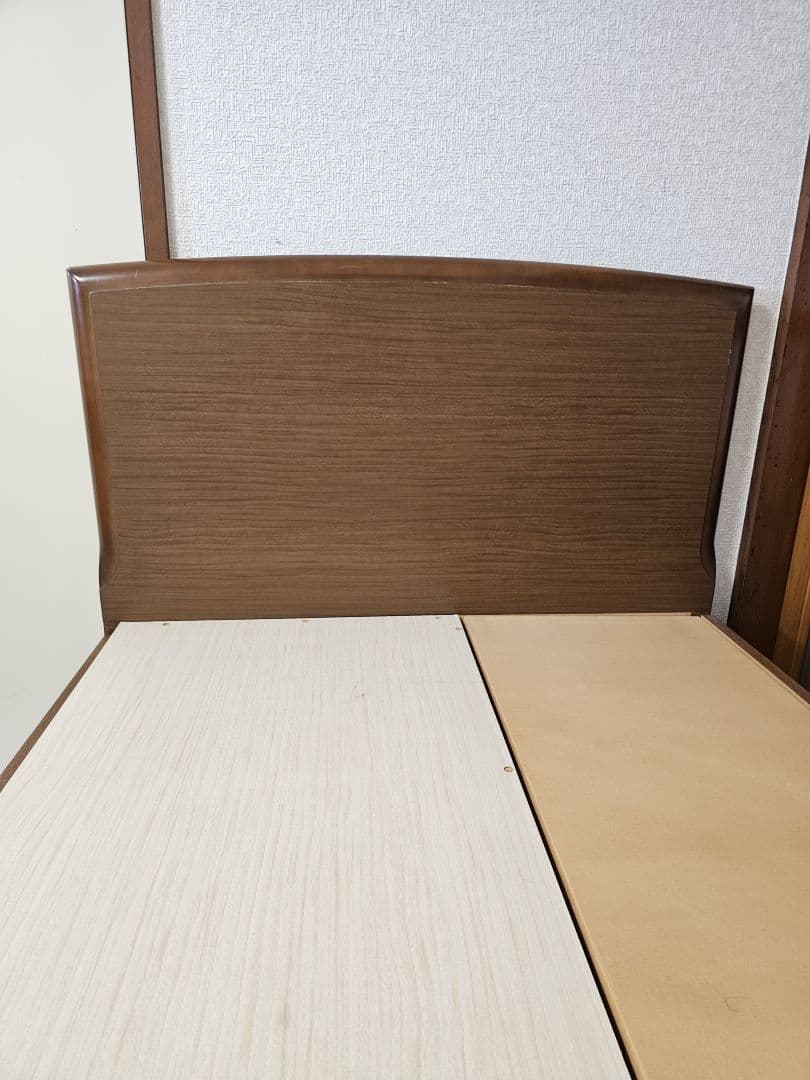 (関東エリア方に向け）シングルベッドフレーム 木製 ブラウン