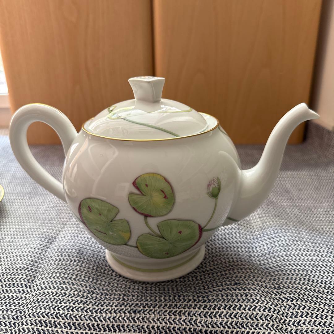 エルメス　ナイルの庭　ティポット　ティカップ2客セット