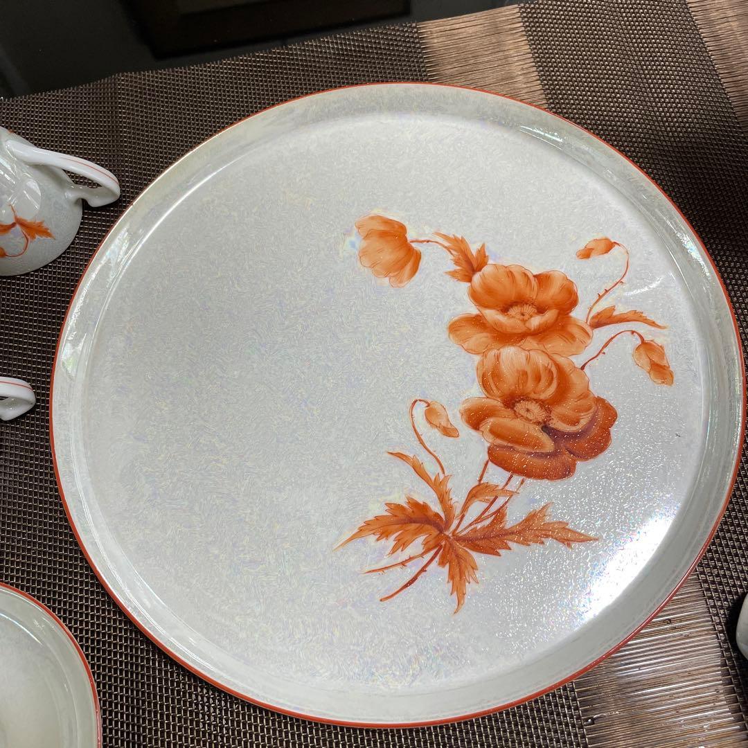 オールドノリタケ　ラスター彩美品デミタスカップティーセット