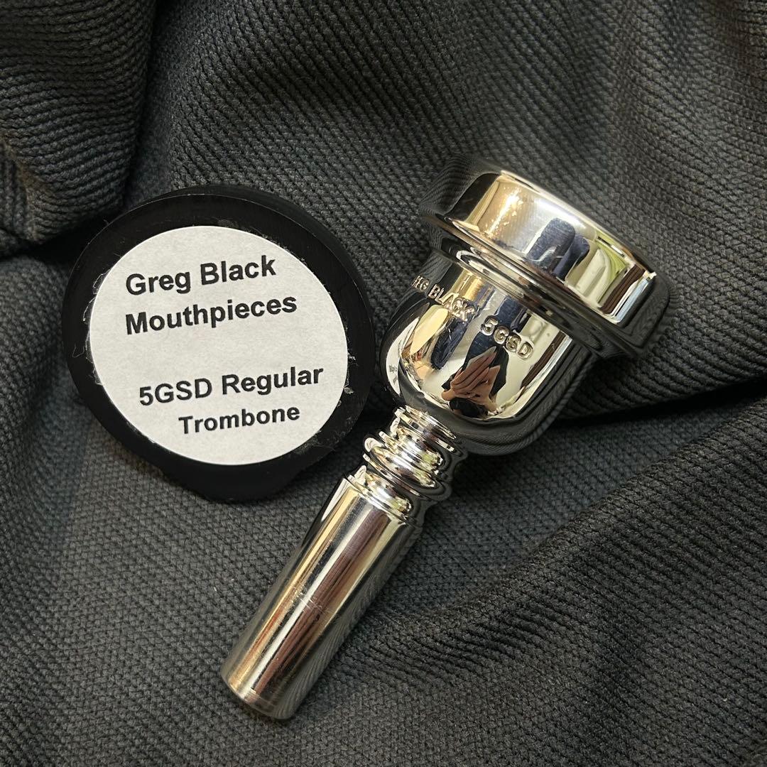 希少〗Greg Black 5GSD Regular トロンボーンマウスピース - メルカリ