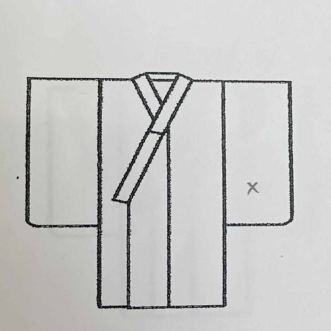 上品　フルセット　七五三　７歳女の子　黄土色赤蝶　金地袋帯　長襦袢付小物7079