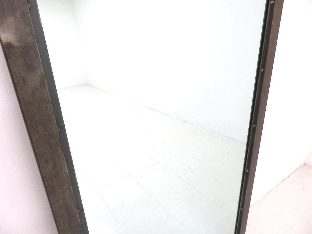 展示品　アデペシュ　ソコフ　アイアン　大型　ミラー　姿見　鏡　店舗什器