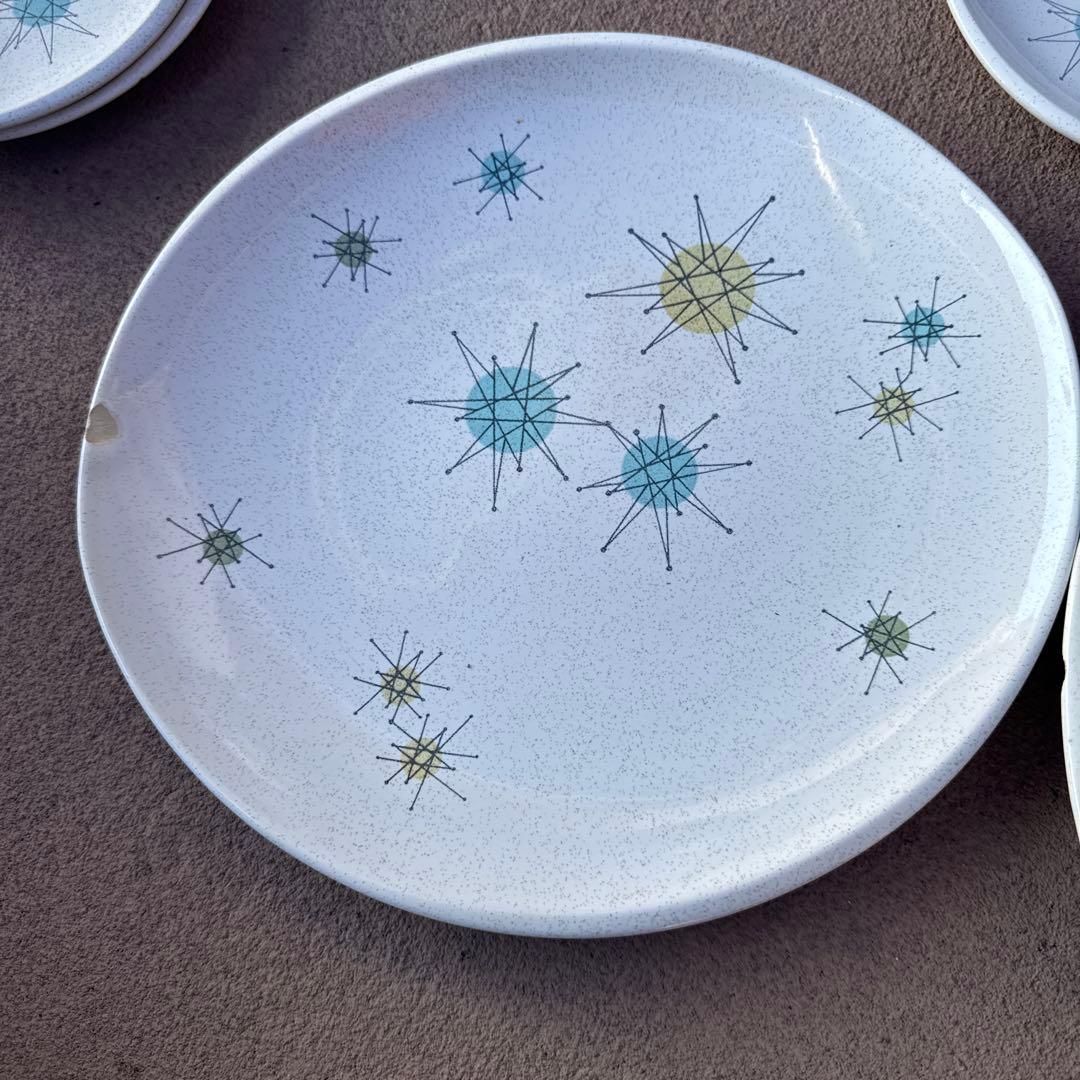 Franciscan 50’s vintage スターバースト　食器セット 5点