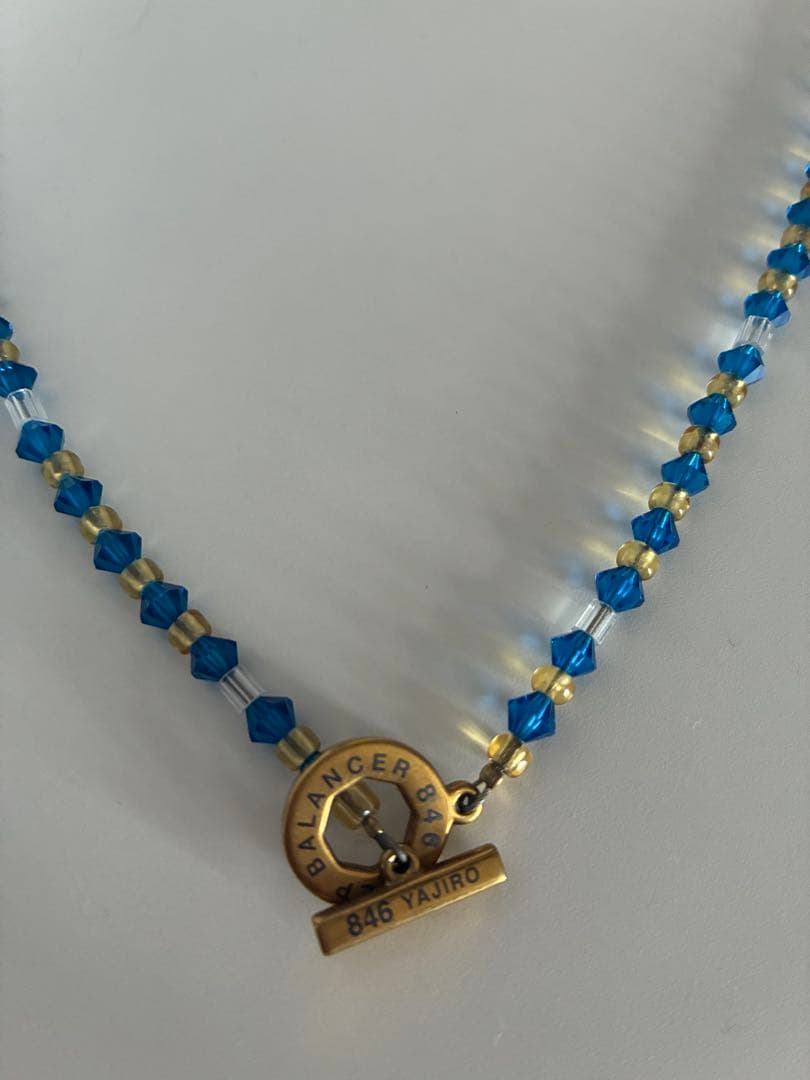 846 YAJIRO DEEP BLUE ネックレス　50cm
