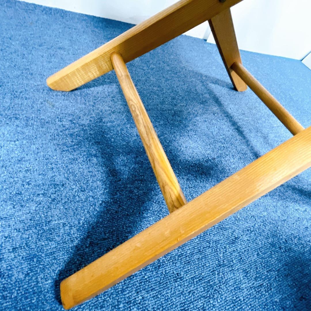 【良品】上海家具 ビンテージ ディレクターズチェア 木製チェア 折り畳み