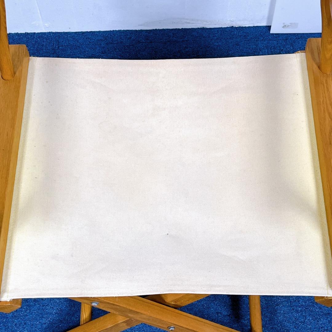 【良品】上海家具 ビンテージ ディレクターズチェア 木製チェア 折り畳み